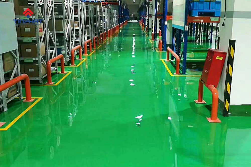 Thi công Sơn sàn Epoxy tại Đồng Hới Quảng Bình