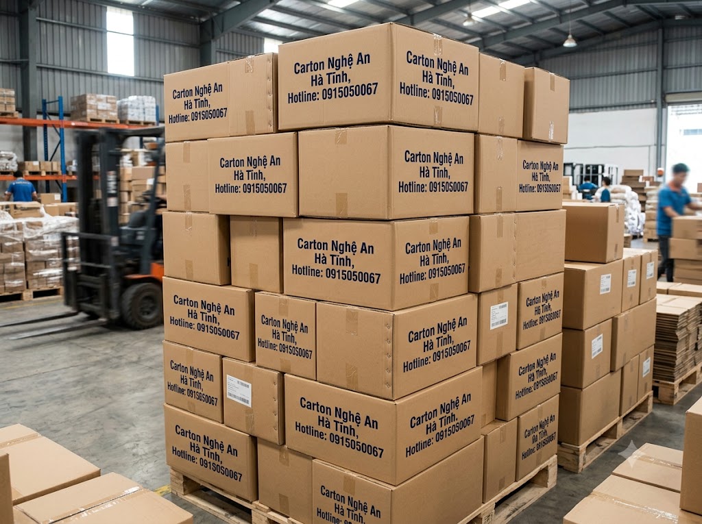 Thùng hộp carton bao bì túi giấy